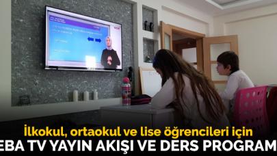 22 Ekim Perşembe EBA TV canlı yayın akışı! İlkokul, ortaokul ve lise ders programı