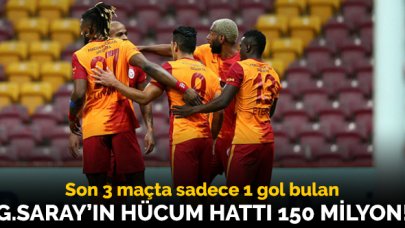 Galatasaray'ın hücum faturası 150 milyon lira