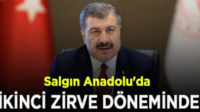 Bakan Koca: Salgın Anadolu'da ikinci zirve döneminde