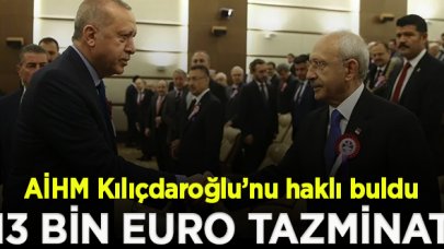 Türkiye Kılıçdaroğlu'na 13 bin euro tazminat ödeyecek