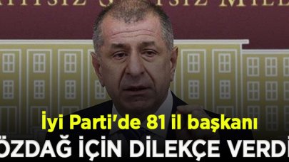 İyi Parti'de 81 il başkanı Ümit Özdağ'ın ihracı için dilekçe verdi