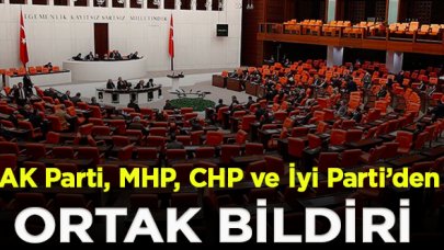 AK Parti, MHP, CHP ve İyi Parti’den Macron'un açıklamalarına karşı ortak bildiri