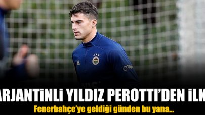 Diego Perotti ilk kez takımla idmanda