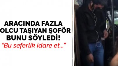 Esenyurt'ta aracında fazla yolcu taşıyan minibüs şoföründen polise: Bu seferlik idare et