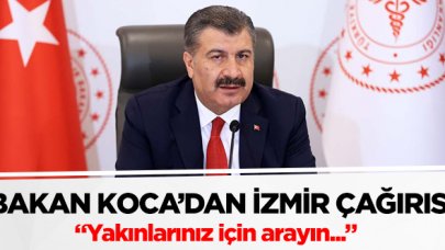 Bakan Koca: Yakınlarınız için 184 SABİM'i hattını arayın