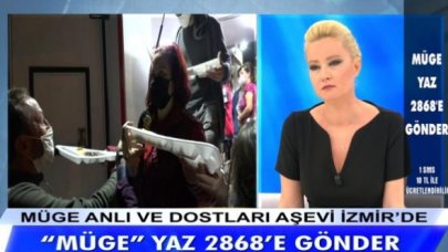 Müge Anlı, canlı yayında İzmir'deki depremzedeler için 3 milyon TL bağış topladı