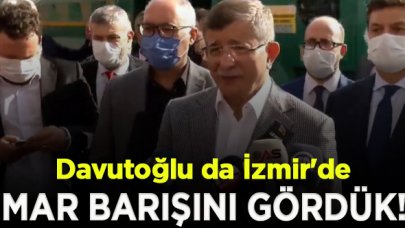 Davutoğlu da İzmir'de: Yapılan imar barışının zararları ortaya çıktı