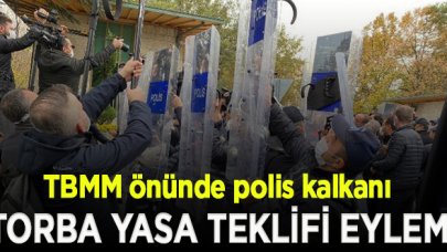 TBMM önünde yapmak istenen eyleme polis müdahalesi