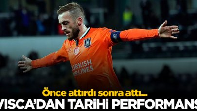 Edin Visca'dan tarihi performans