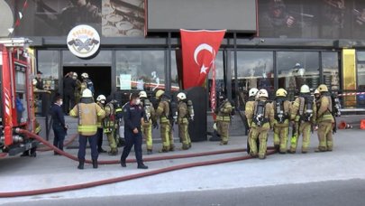 Esenler'de atış poligonunda yangın