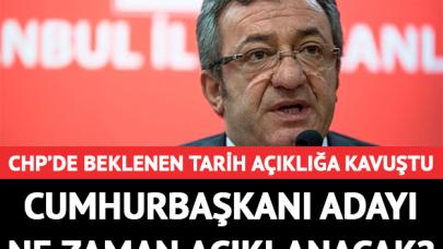 CHP cumhurbaşkanı adayını ne zaman açıklayacak? İlk cevap geldi