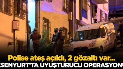 Esenyurt'ta uyuşturucu operasyonu! Polise ateş açıldı, 2 gözaltı var