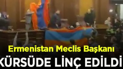 Ermenistan Meclis Başkanı Ararat Mirzoyan linç edildi! O anlar kamerada