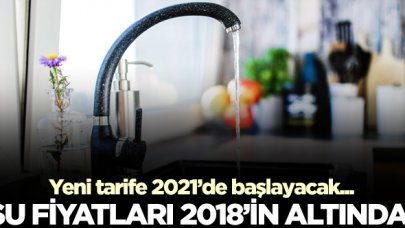 İstanbul'da su fiyatları 2018'den düşük