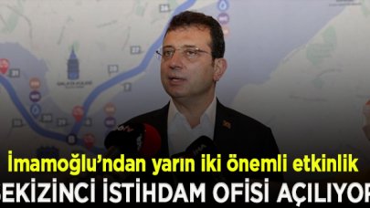 İmamoğlu'ndan iki önemli etkinlik birden