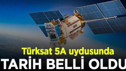 Türksat 5A uydusunun uzaya fırlatılma tarihi belli oldu