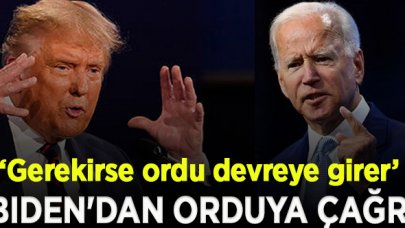 Biden'dan orduya çağrı; Gerekirse ordu devreye girer