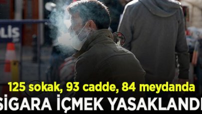 İstanbul'da 125 sokak, 93 cadde, 84 meydanda sigara içmek yasaklandı