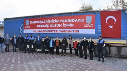 Silivri’den İzmir’e ikinci yardım TIR’ı yola çıktı