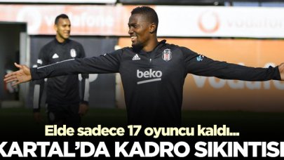 Beşiktaş'ta sıkıntı büyük! 17 futbolcu kaldı...