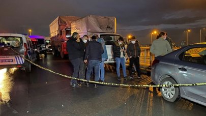 Pendik'te kamyonet içinde cinayet