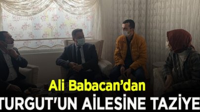 Babacan'dan Servet Turgut'un ailesine taziye