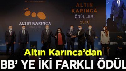 Altın Karınca'dan İBB'ye iki farklı ödül