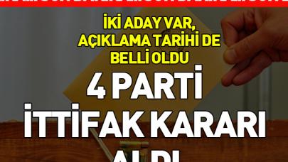 Dört parti ittifak kararı aldı!