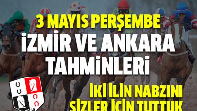 3 Mayıs 2018 Perşembe Ankara ve İzmir At Yarışı Tahminleri - Altılı Ganyan Bülteni