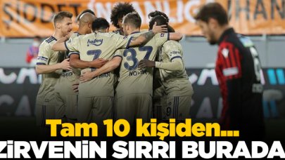 Fenerbahçe'nin zirve mücadelesine 10 futbolcudan gol katkısı