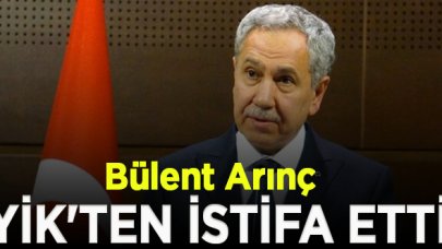 Bülent Arınç, Cumhurbaşkanlığı Yüksek İstişare Kurulu üyeliğinden istifa etti