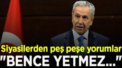 Bülent Arınç'ın istifasına siyasilerden peş peşe yorumlar geldi