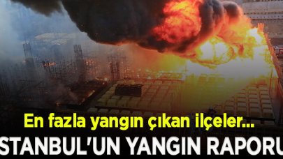 İstanbul'un yangın raporu: En büyük nedeni, en fazla yangın çıkan ilçeler...