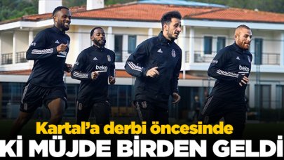 Beşiktaş'a derbi öncesi çifte müjde