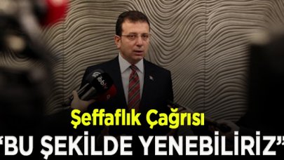 İmamoğlu'ndan şeffaflık çağrısı; "Ölüm sayılarını şeffaf açıklayan Almanya'nın ışıltısı mı kayboldu?