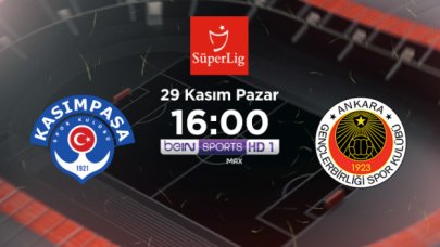 Kasımpaşa Gençlerbirliği maçı canlı izle | Bein Sports 1 canlı izle internetten donmadan link