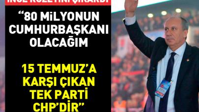 Cumhurbaşkanı adayı Muharrem İnce: 80 milyonun tarafsız cumhurbaşkanı olacağım