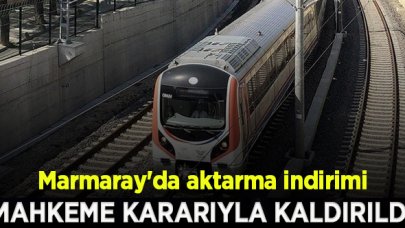 Marmaray’da aktarma kaldırıldı