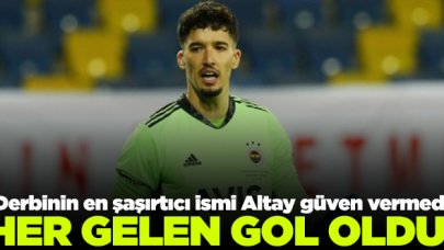 Fenerbahçe'de Altay'ın kalesine gelen her top gol oldu!