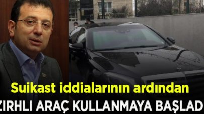 Suikast girişimi iddiaları sonrası İmamoğlu zırhlı makam aracı kullanmaya başladı