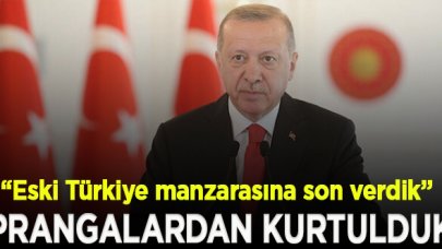 Erdoğan: Türkiye kültür ve sanatta da prangalarından kurtulmuştur