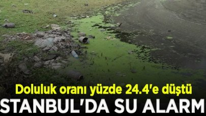 İstanbul'da su alarmı: Barajların doluluk oranı yüzde 24.4'e düştü