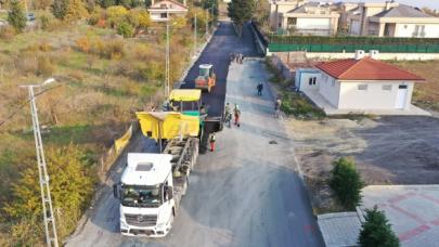 Son asfaltlama Moda Caddesi’nde