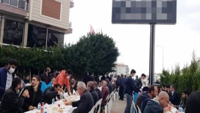 Onlarca kişinin katıldığı mevlide kaymakamlıktan inceleme