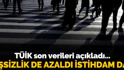 TÜİK verileri açıkladı: İşsizlik de azaldı istihdam da