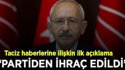 Kılıçdaroğlu'ndan parti içindeki taciz haberlerine ilişkin ilk açıklama; "Gereği yapıldı, partiden ihraç edildi"