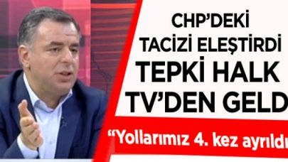 CHP'deki tacizleri eleştiren Yarkadaş'a tepki Halk TV'den geldi; Tv programı yayından kaldırıldı