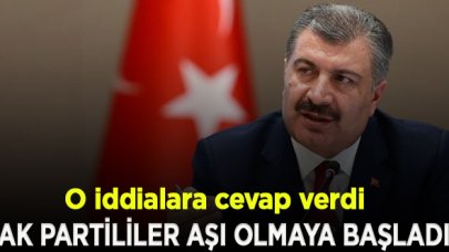 Bakan Koca'dan "AK Partililer aşı olmaya başladı" iddiasıyla ilgili açıklama