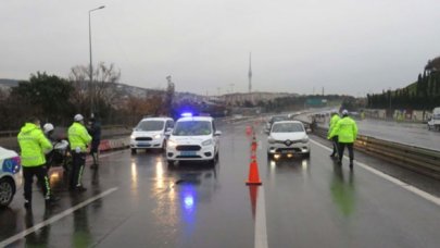 15 Temmuz Şehitler Köprüsü'nde kısıtlama denetimi