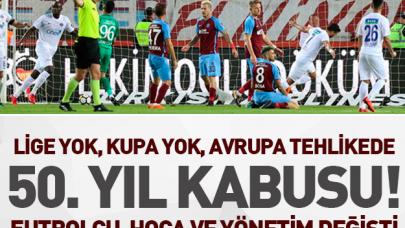 Trabzonspor'da 50. yıl kabusu